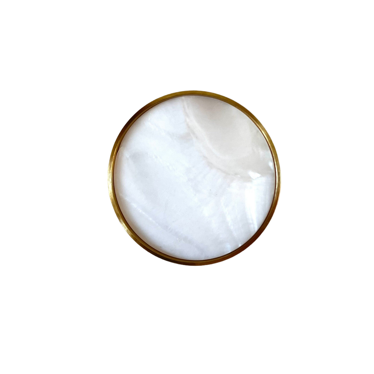 Børstet messing (Ø: 42 mm)