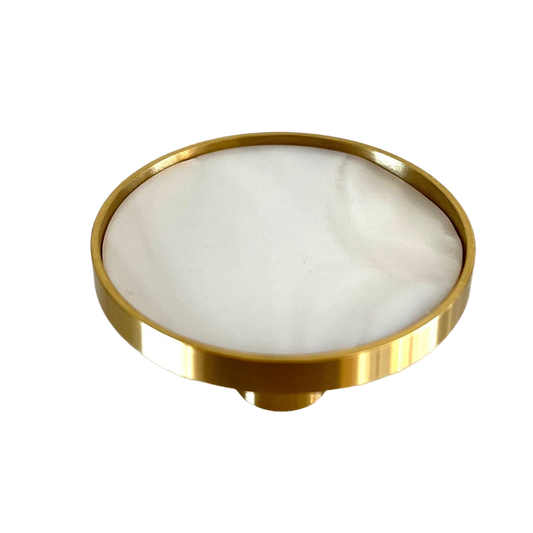 Børstet messing (Ø: 42 mm)