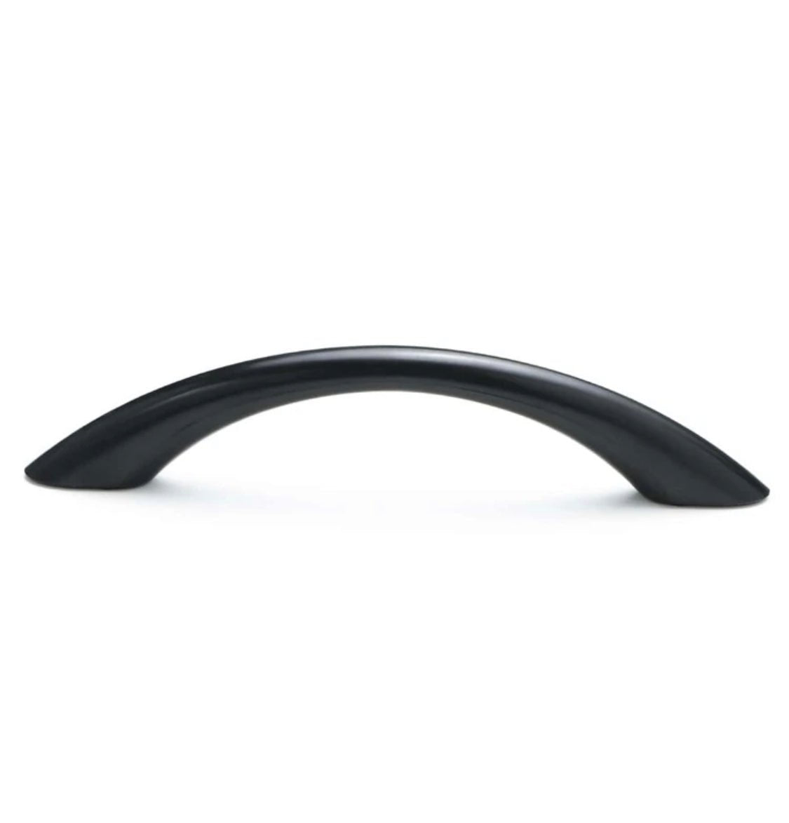 Sorte standard håndtag (CC-mål: 96 mm) - Grebet