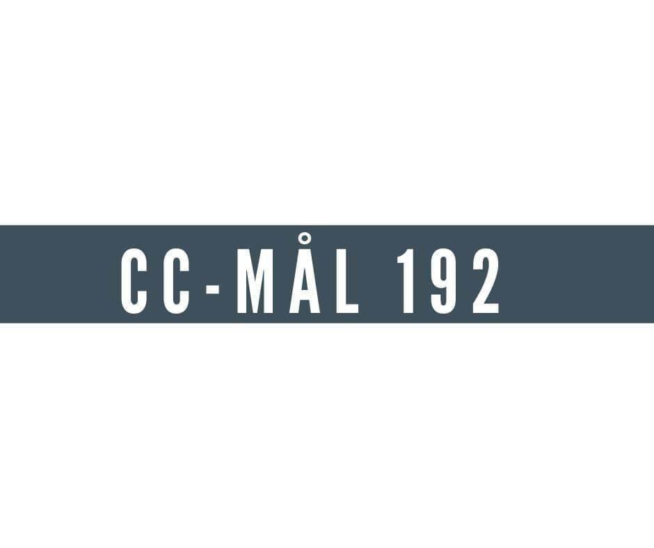CC-mål: 192 mm - Grebet
